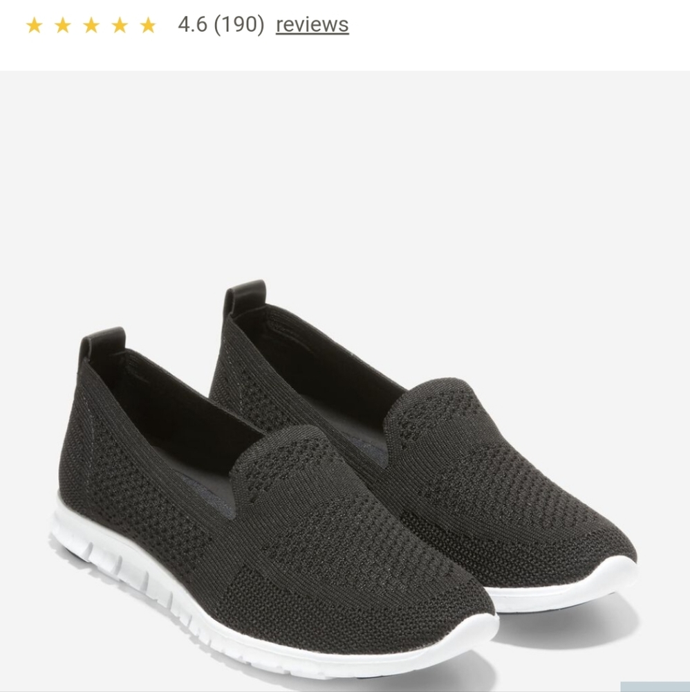 New Cole Haan Zero Grand Slip on loafer black Shoes Womens US6B